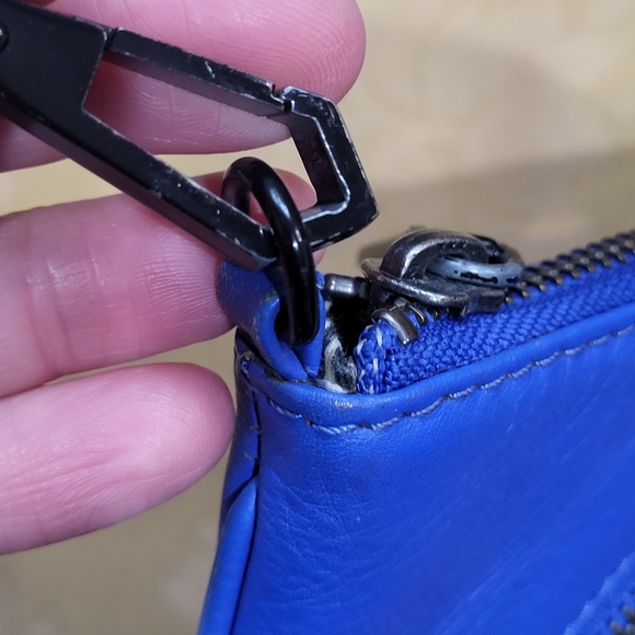 Rebecca Minkoff Cobalt Blue Moto Crossbody Bag - Picture 13 of 15